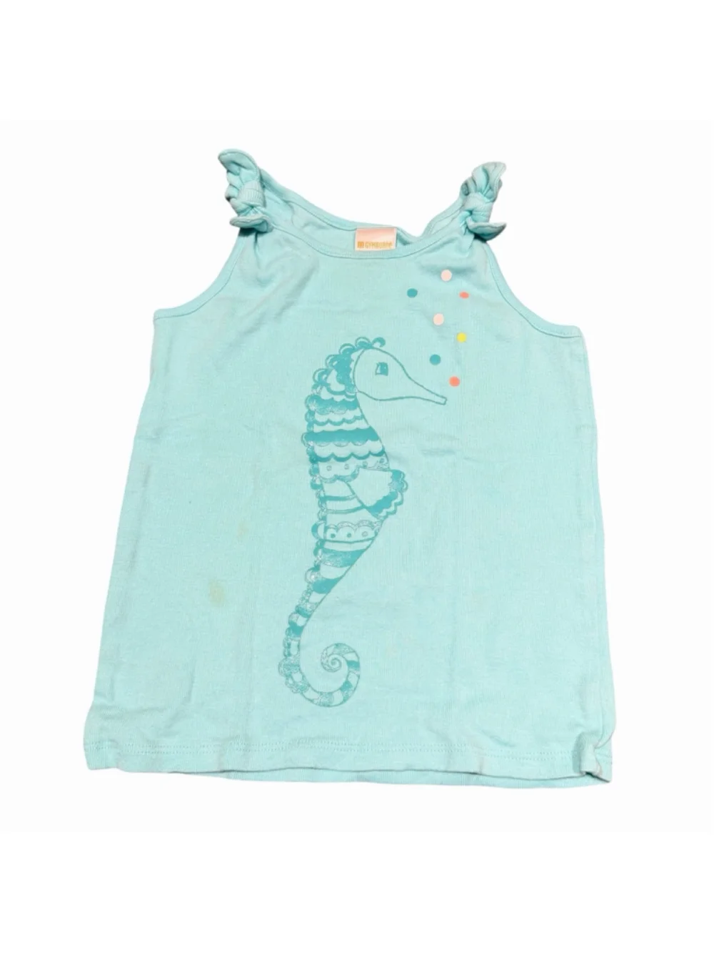 Gymboree Girls Lot Of 3 Tank Tops Size 5 - 100% Cotton Summer Camp Vacation Tops